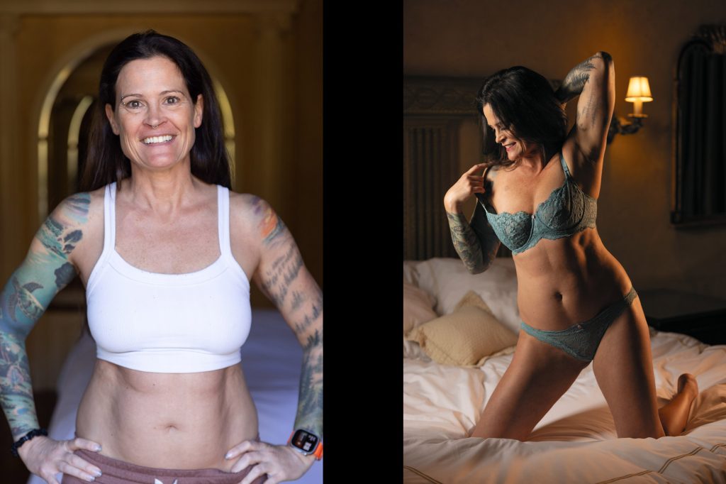 Boudoir transformation example by Jason Guy
